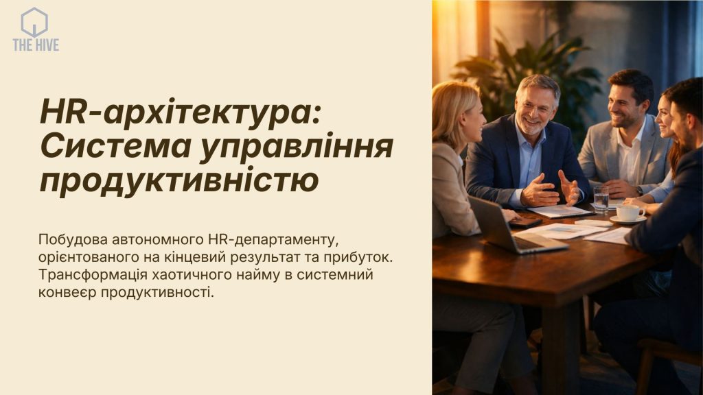 Команда як актив, а не стаття витрат – системна побудова HR-департаменту